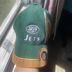 Used - Vintage 90s New York Jets Puma NFL Pro Line Strapback Hat